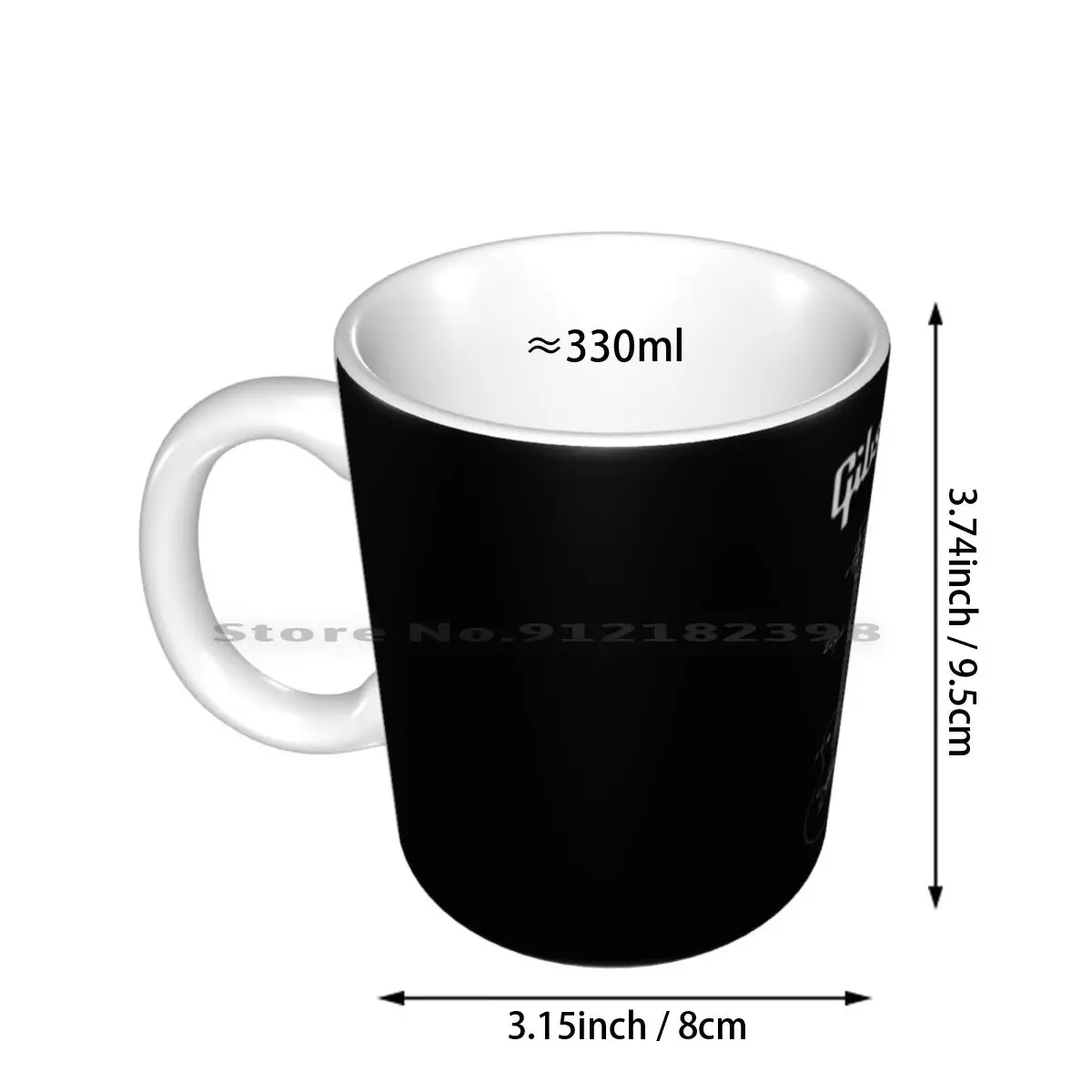 Guitar Patent White Ceramic Mugs Coffee Cups Milk Tea Mug Band Guitars Guitar Usa Patent Patent Image Guitar Guitar Mccarty