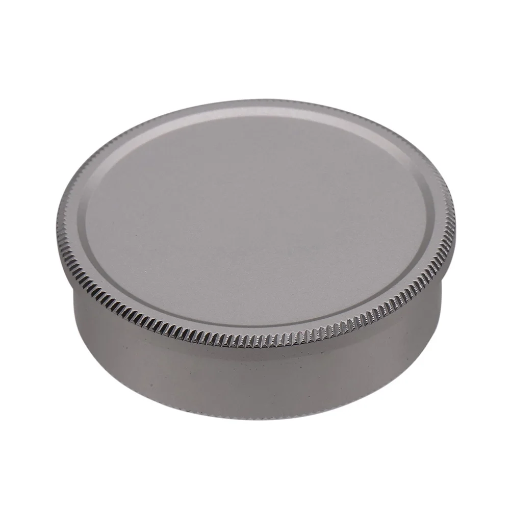 Juego de tapas de Metal M39 (39x1mm), M42 (42x1mm), tapa de lente trasera con montaje de tornillo, cubierta de cuerpo, negro/plateado