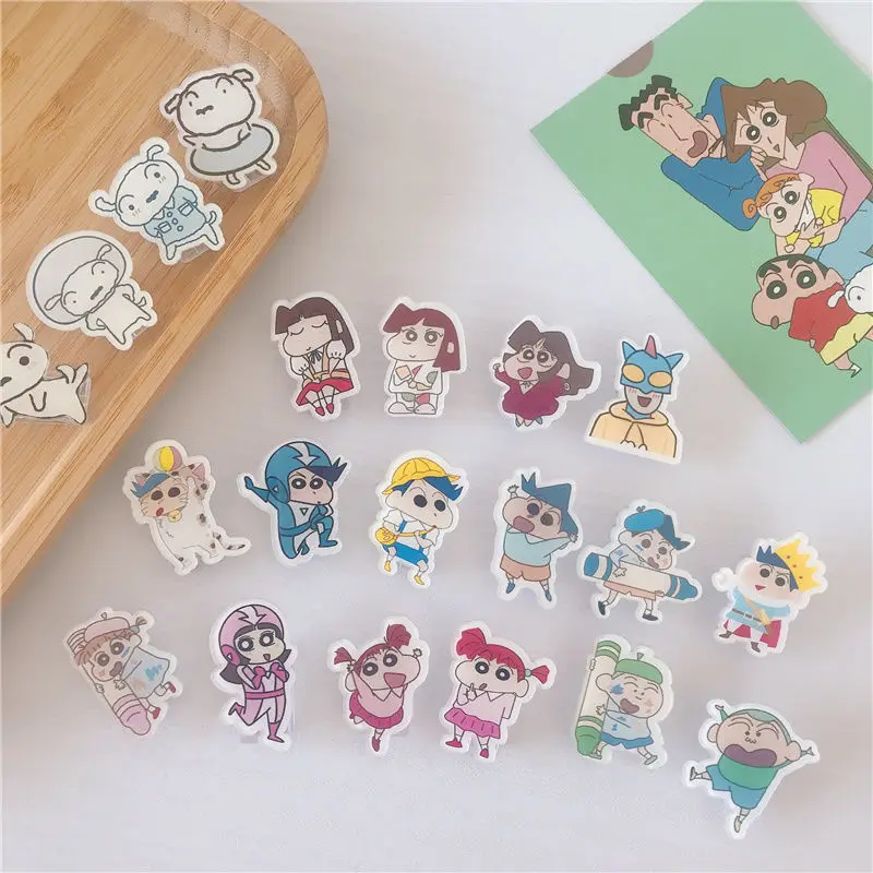 10pcs in random Paperclips Japanese cartoon memo clip Office Clips For School Personal Document Organizing And Classifying
