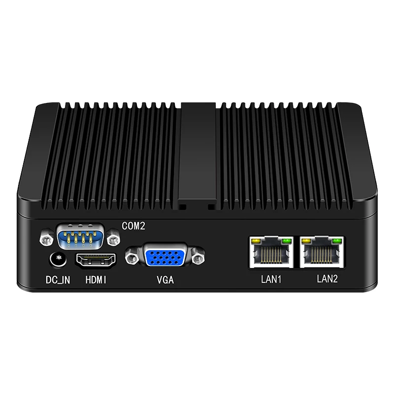 BKHD bez wentylatora Mini PC G30--27-2L-2C VGA HDMI USB 2.0 3.0 podwójny LAN RS232 AUDIO Celeron N2810 N2840 N2930 J1900 pulpit Pfsense