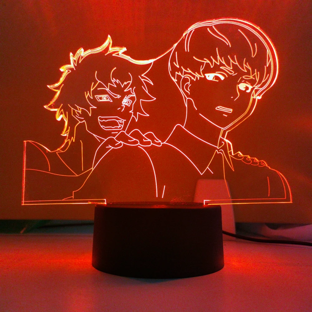 

3D LED Lamp Devilman Crybaby Night Light for Bedroom Decor Kid Birthday Gift Nightlight Anime Table Lamp