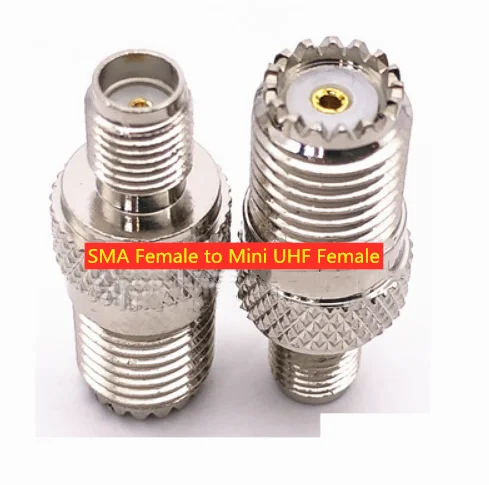 

SMA Female To mini UHF Female Coaxial RF Adapter Connectors