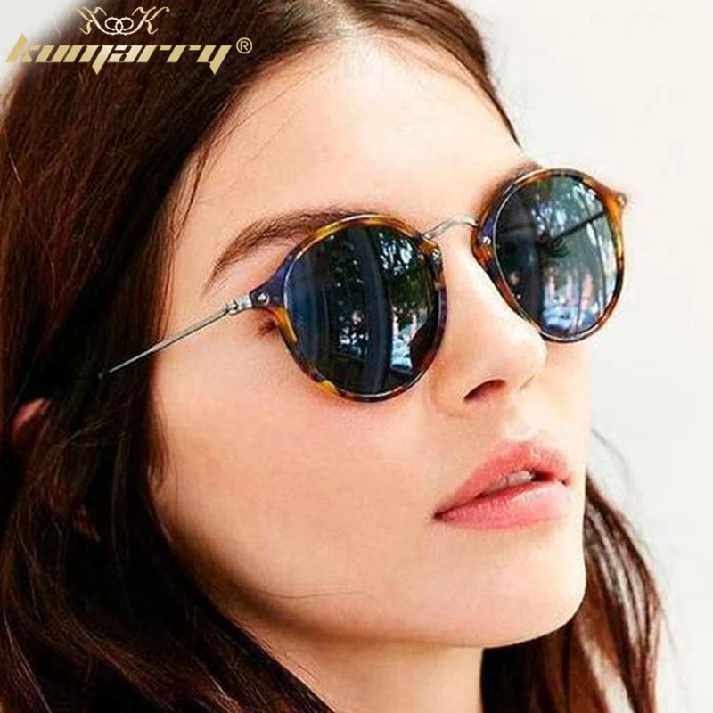 

KUMARRY Retro Round Sunglasses For Women Sun Glasses Vintage Luxury Brand Designer Women's Sunglass Shades oculos de sol UV400