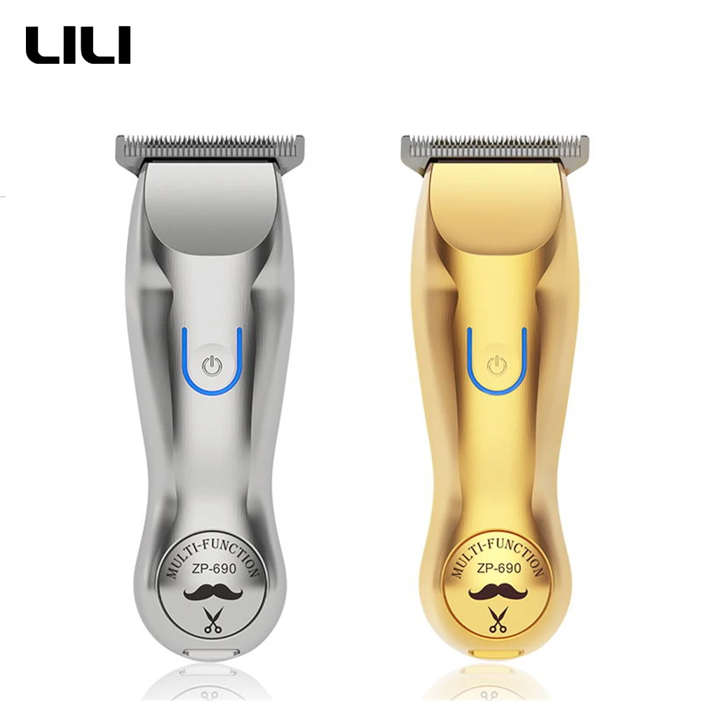 LILI Mini Professional USB Rechargeable Hair Clipper Electric Hair Trimmer for Men Beard Shaving Machine 0mm Barber Haircut Tool