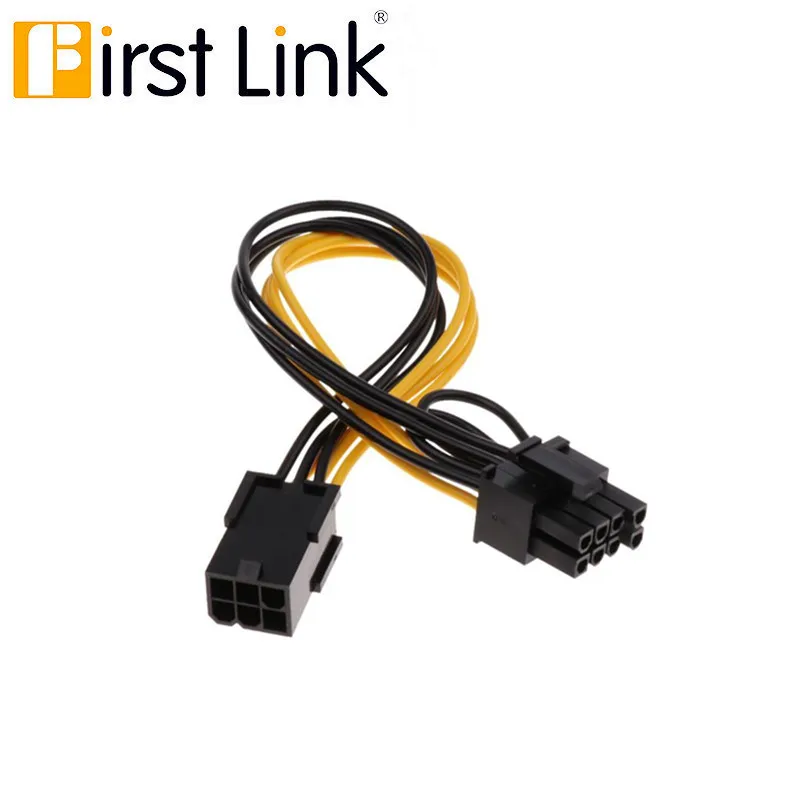 

6pin to8pin6 Pin Male to 8 Pin Male PCIe Express Power Adapter Cable for Graphics Video Card 6Pin to 8Pin PCI-E Power Cable 20CM