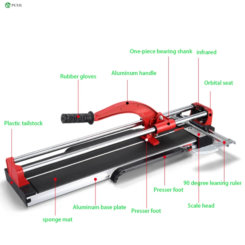 Ceramic tile cutter push knife manual floor tile scribing knife dual track 600/800 type