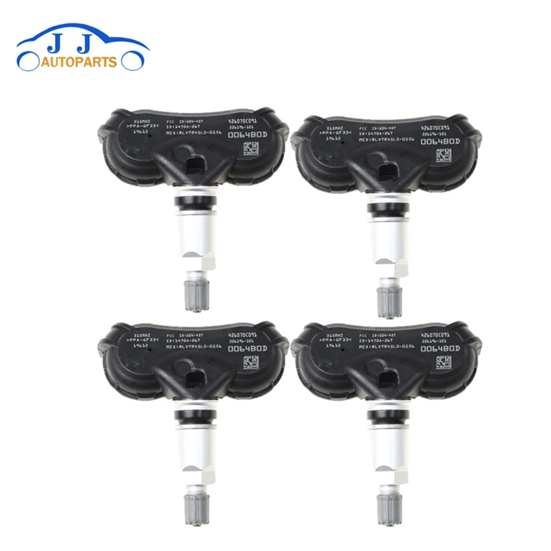 

4PCS/Lot Car Auto Parts For 2018 2019 Toyota Tundra Sequoia TPMS Tire Pressure Sensor 42607-0C091 426070C091 315MHZ