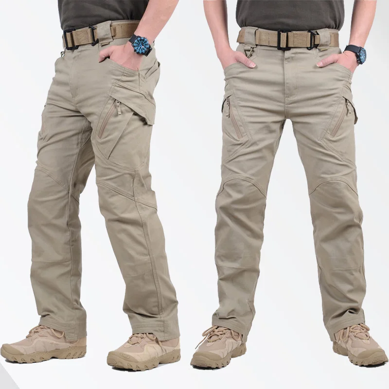 

Military Tactical SWAT Combat Army Casual Men Hikling Pantalones Hombre Cargo Waterproof Pants Joggers Trekking Outdoor Camping