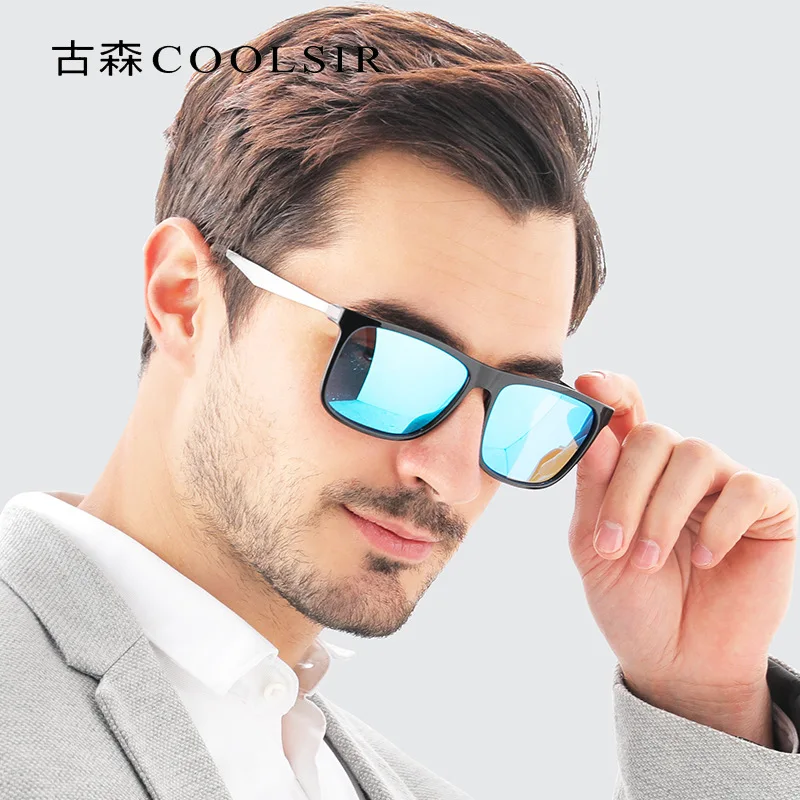 

Men's Aluminum Magnesium Foot Glasses, Fashion Polarized Sunglasses 6127