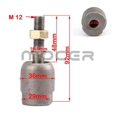 Комплект шаровых шарниров M10/M12-M14, подходящий для китайских комплектов шестерен зубчатой рейки, багги, картинга, рулевого управления автомобилем, UTV, запчасти для квадроциклов