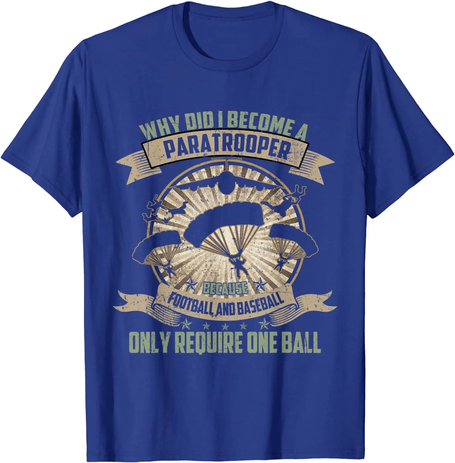 面白い82nd 101st airborne落下傘軍事メンズtシャツ半袖カジュアル綿100% oネックtシャツ