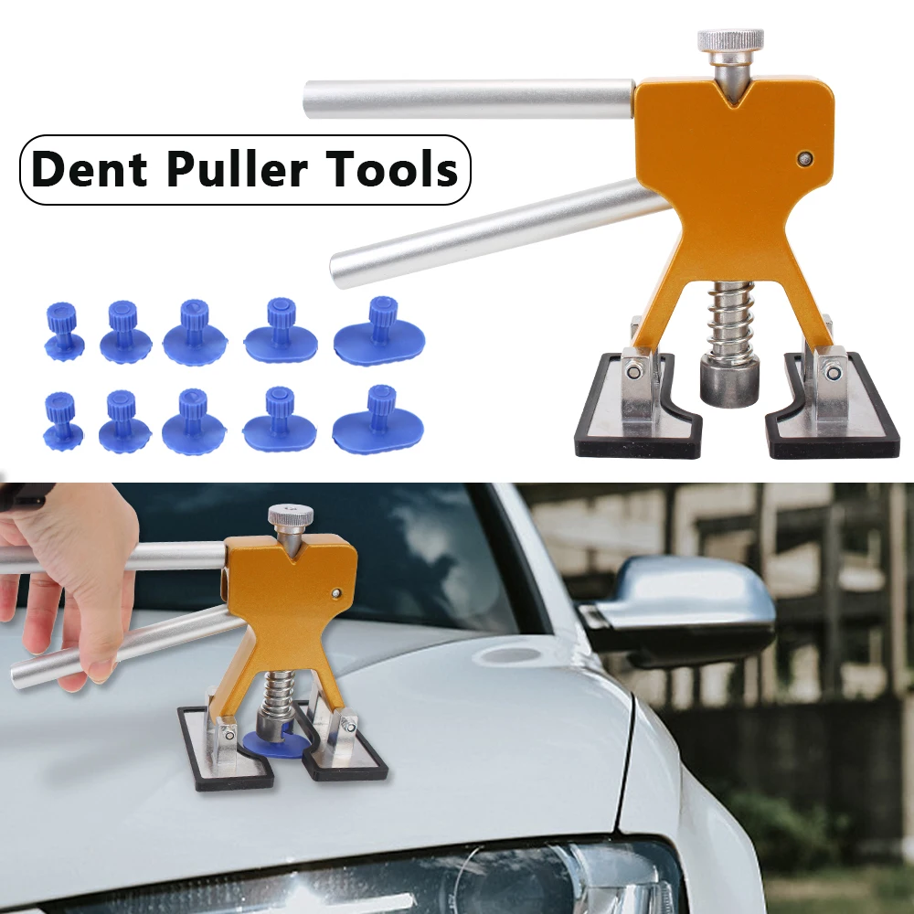 

Universal Hail Removal Kits Dent Puller Set With Glue Puller Tabs Paintless Car Accessories Dent Repair Tools Auto Care