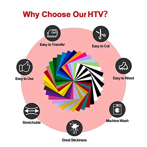 30CM Wide Multi-Color TPU Heat Transfer Vinyl Film Heat Press Machine T-shirt Iron On HTV Printing Sheet DIY Clothing Film - view 4