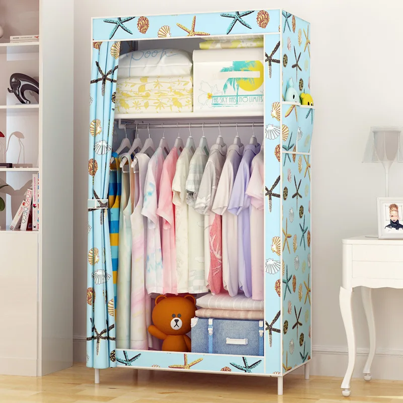 Simple Wardrobe Cloth Wardrobe Single Small Wardrobe Dormitory Wardrobe Dust Closed Simple Modern Special Offer