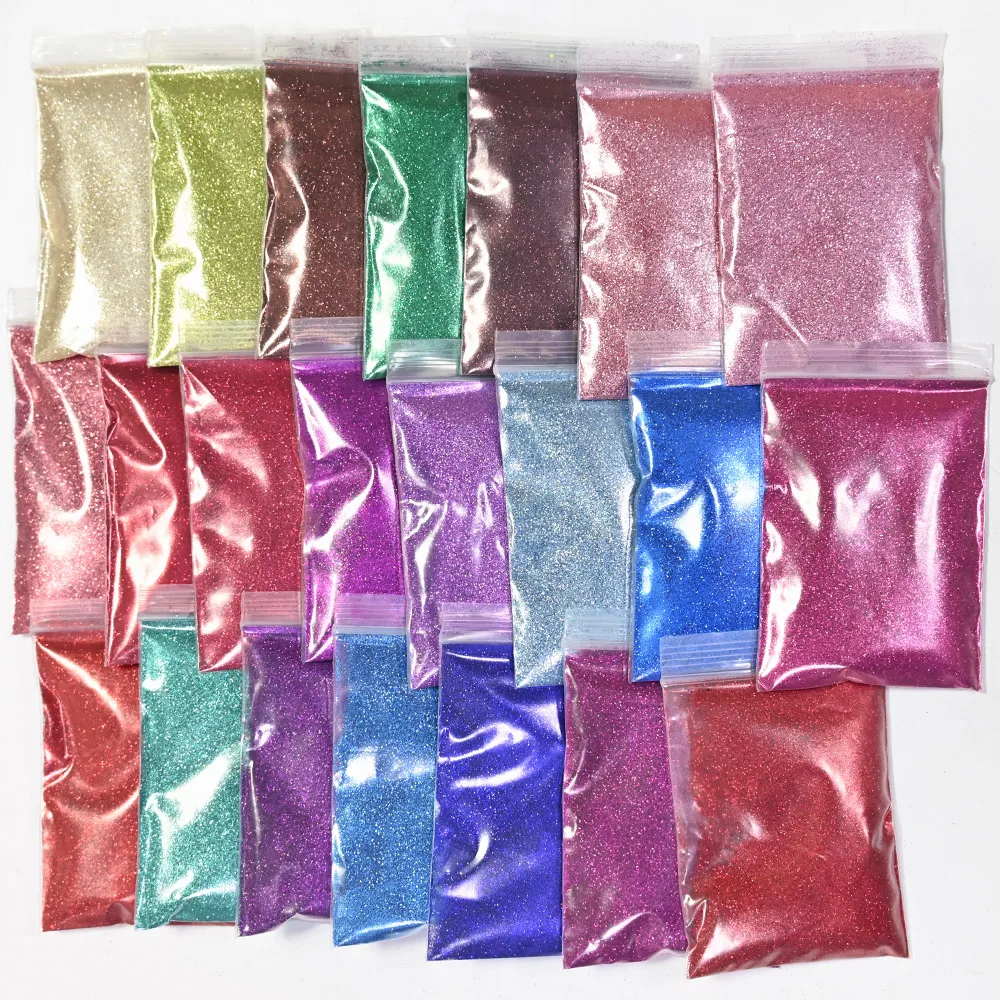 0.2 1/128 Multi-color Holographic Mirror Glitter for Nail Art,(Extra Fine Glitter), 50 Grams Holo Ultra Fine Nail Glitter Powder