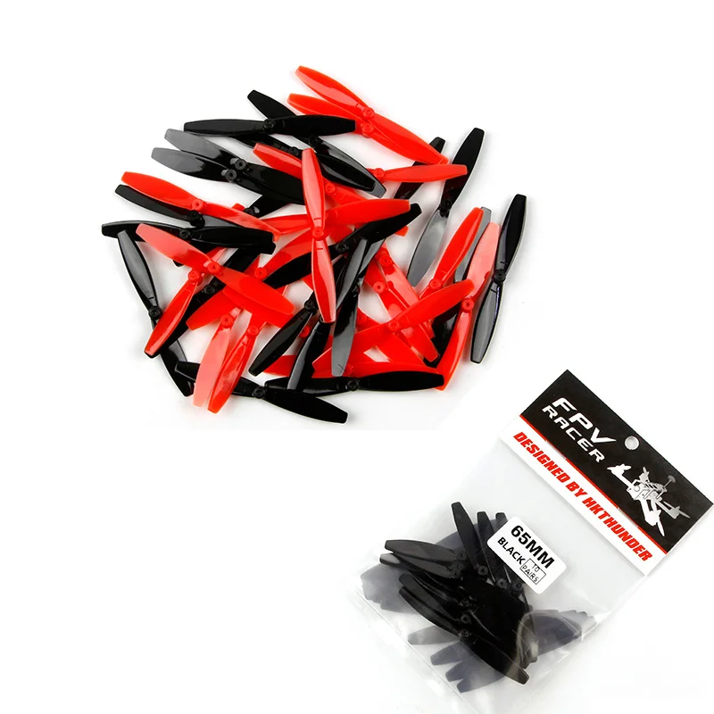 20pcs/lot Kingkong 65mm Blade Propeller Prop For 720 8520 Coreless Motor DIY KIngkong Q100 Micro Quadcopter (10 Pairs )