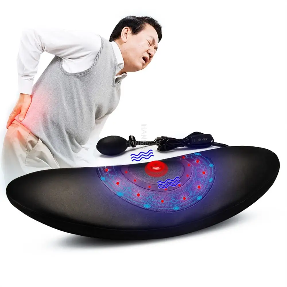 

Electric Lumbar Waist Back Massager Vibration Massage Lumbar Spine Support Waist Relieve waist fatiguehealth care