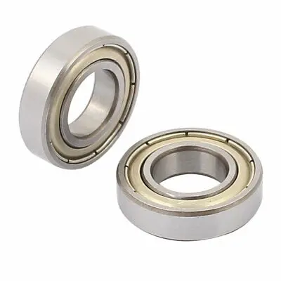 5Pcs 6901Z Deep Groove Sealed Shielded Ball Bearing Silver Tone 12mmx24mmx 6mm