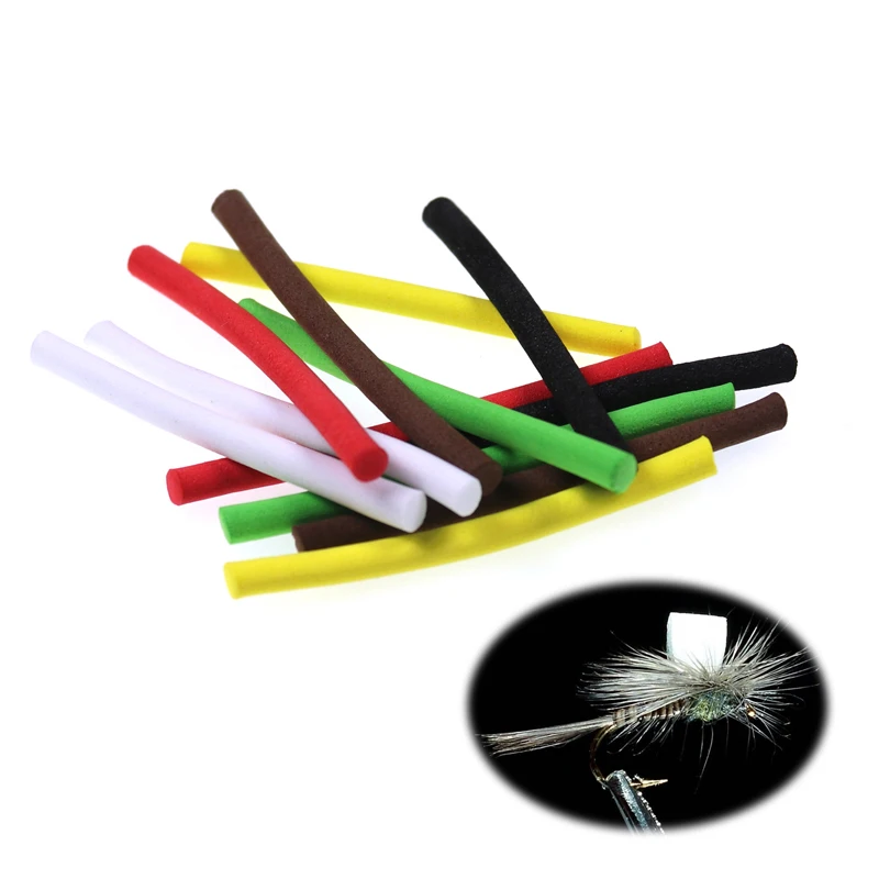 Vampfly 10/14 pièces 3mm 5mm 8mm carpe pêche Pop Up mousse bâton Zig plate-forme flottant mousse bâtons mouche attachant matériel pour Parachute mouche sèche