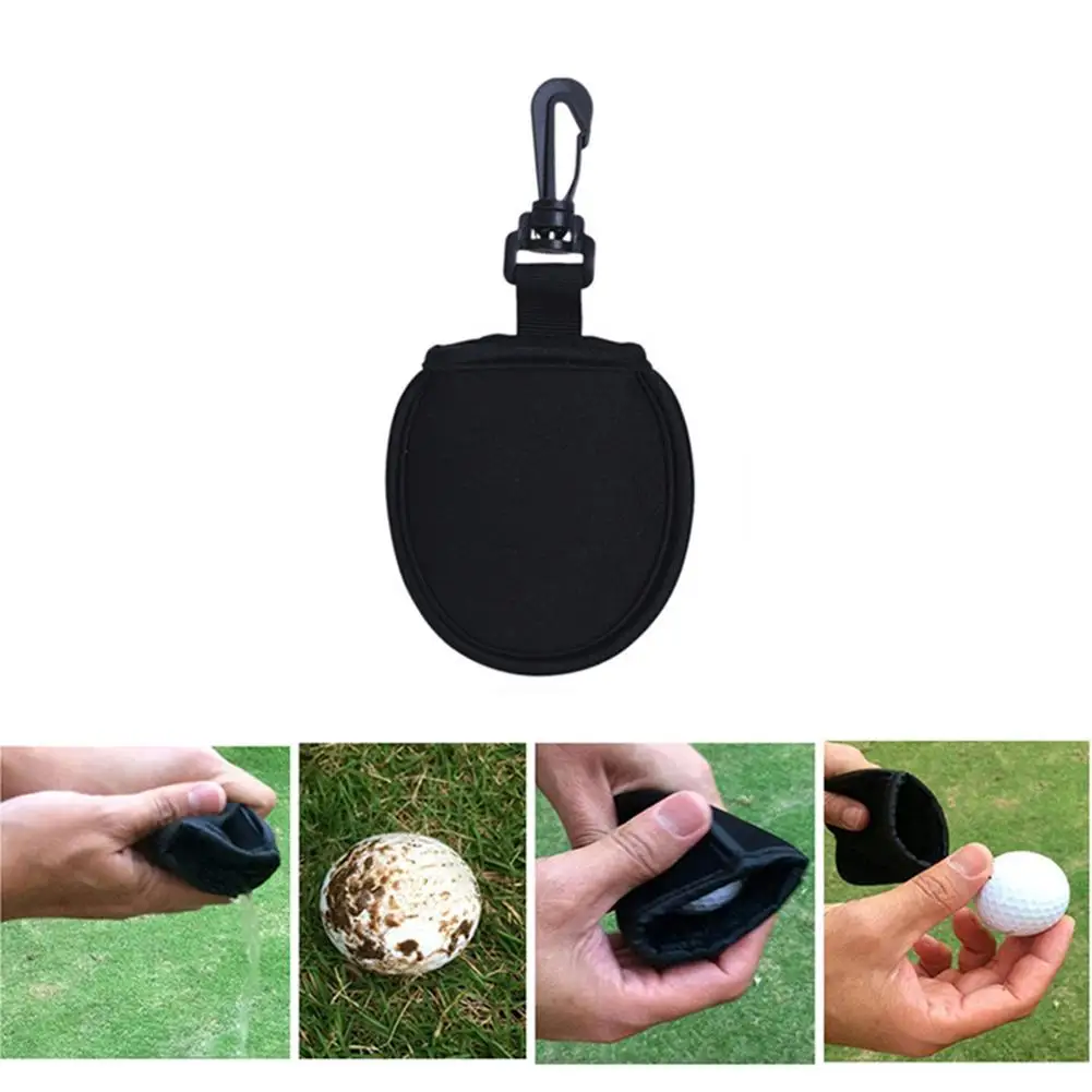 

Golf Ball Washer Cleaner Pouch Bag Golf Wiping Bag Golf Protective Sleeve Lightweight Portable Durable Golf Ball Scrubbing Tool