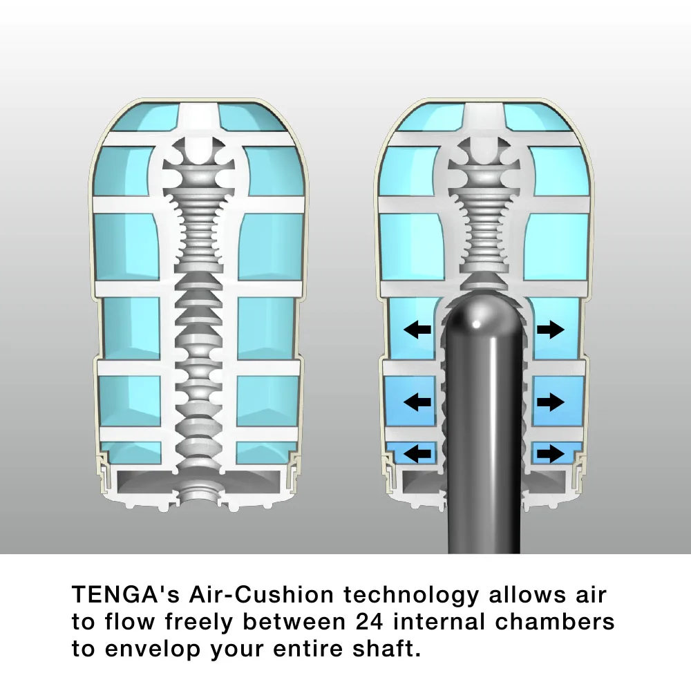 TENGA TOC-105 Vacuum Air Cushion Male Masturbator Vagina pussy Sex Masturbators Cup Japan Erotic Adult Sex Toys For Men