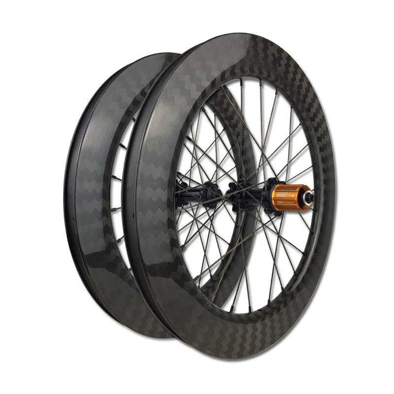 Koła Minivelo węgla 451 22in / 20inc 1 1/8 hamulec tarczowy 100mm 135mm dla JAVA CL NEO AIRA FNHON rower składany koła węgla