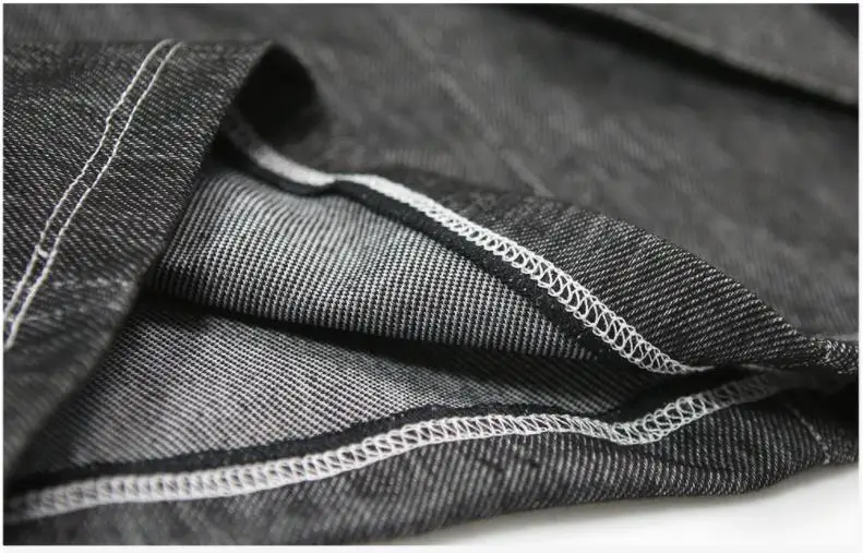 Rok Mini Seksi Wanita dengan Sabuk Denim Hitam yang Dapat Disesuaikan, Bergaya untuk Klub Malam