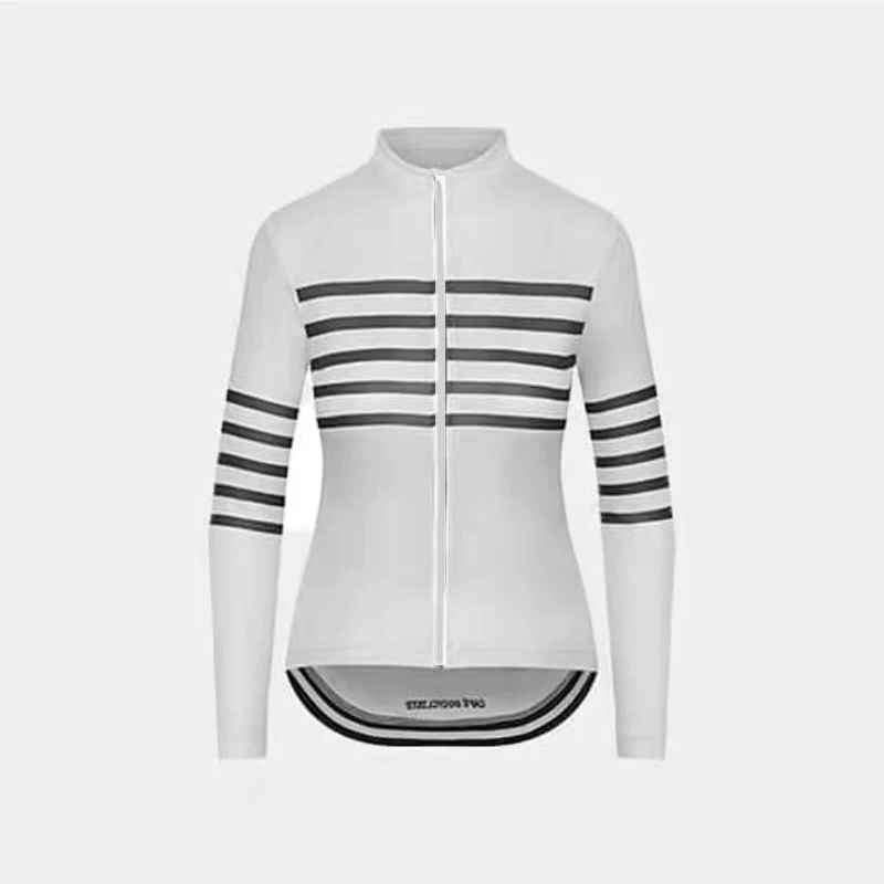 Cafe Du Cycling Jersey for Women, Thin Long Sleeve, Cycling Clothing Kit, MTB Road Bicycle, Autumn