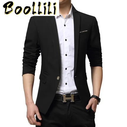 

Fashion Boollili New 2023 Autumn Spring Male Blazer Casual Slim Fit Suit Men Outwear Single Button Velvet Blazer Men Plus Size