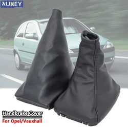 PU Leather Handbrake Gear Gaiter Shift Gaitor Cover For Opel/Vauxhall Corsa C(00-06) /Tigra B(04-09)/Combo C(01-03)