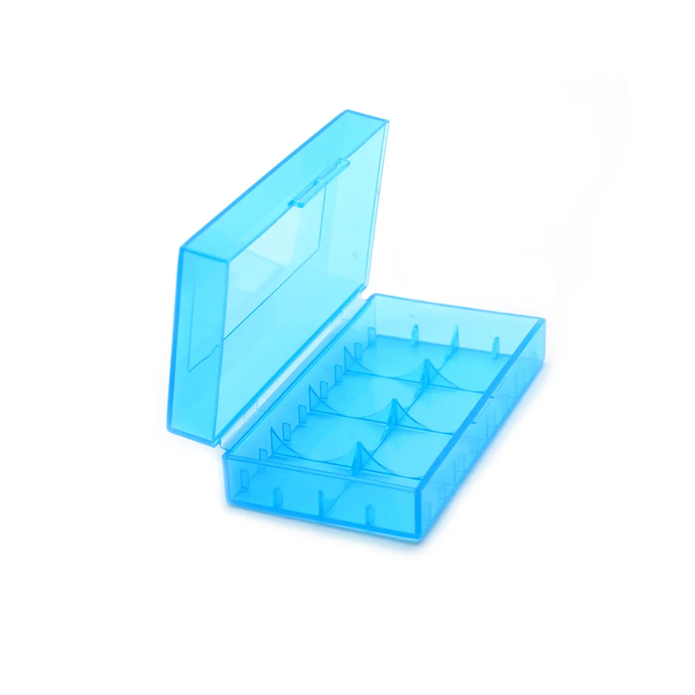 18650 PVC Hard Plastic Battery Storage Case Box Holder for 2X 18650 Battery Protective Boxes Case Container Cover Organizer Box