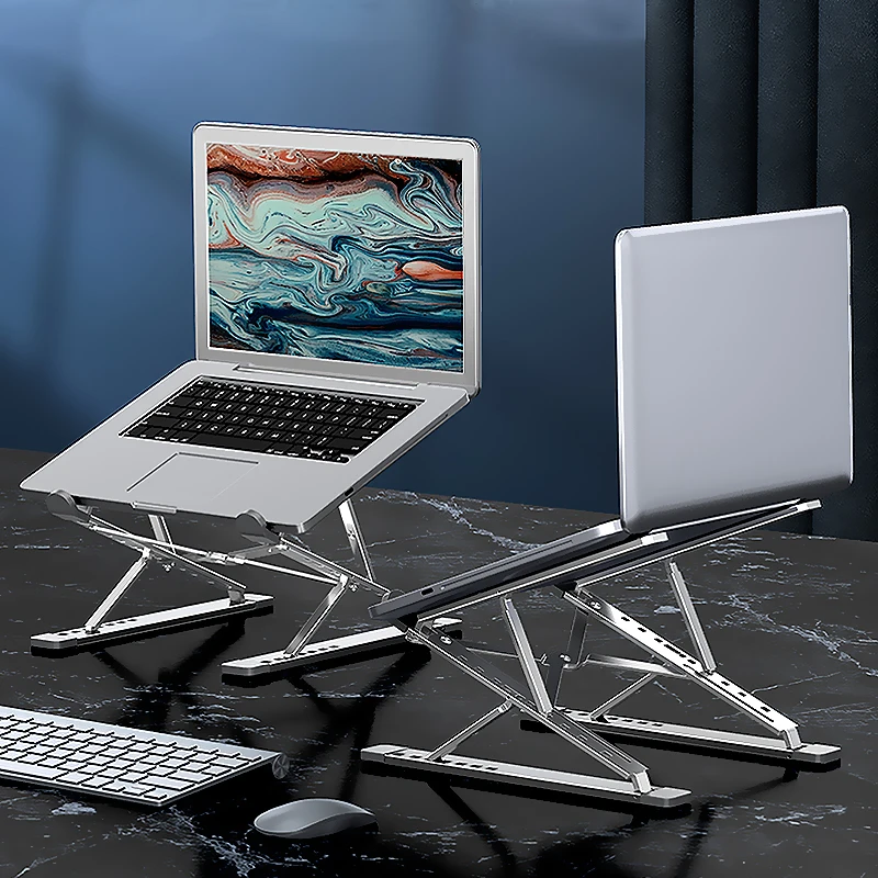 CABLETIME Laptop Stand Portable Holder Foldable Aluminum Alloy for Notebook Macbook Dell iPad Tablet Stand C387