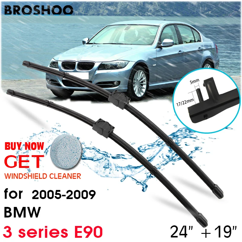 Car Wiper Blade Front Window Windscreen Windshield Wiper Blades Side Pin Auto Accessories For BMW 3 series E90 24