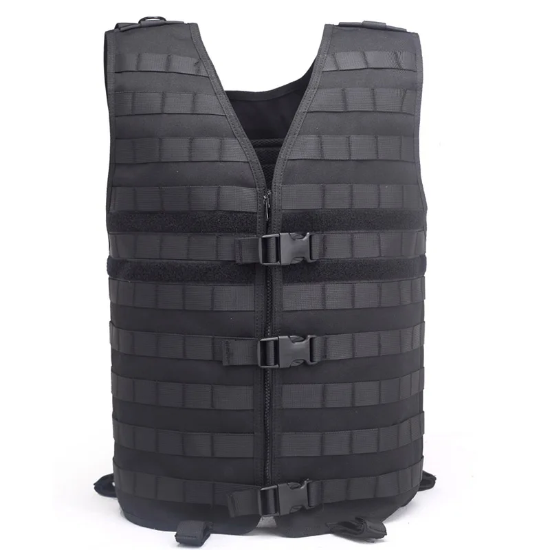 Tactical Vest Molle Assault Plate Carrier Airsoft Vest Adjustable Lightweight Mesh Vest Paintball CS Hunting Gear