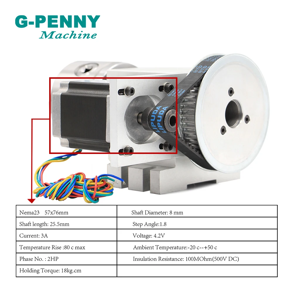 CNC 4th Axis 3Jaw100mm chuck CNC dividing head RotationTailstock NEMA23 stepper motor for CNC engraver woodworking machine