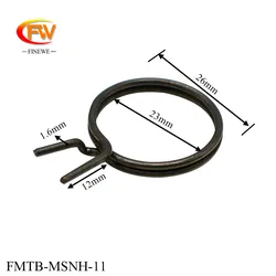 FINEWE 5pcs/lot 1.5-1.6mm wire spring steel door lock spring lever return spring electronic locks handle anti-theft door spring