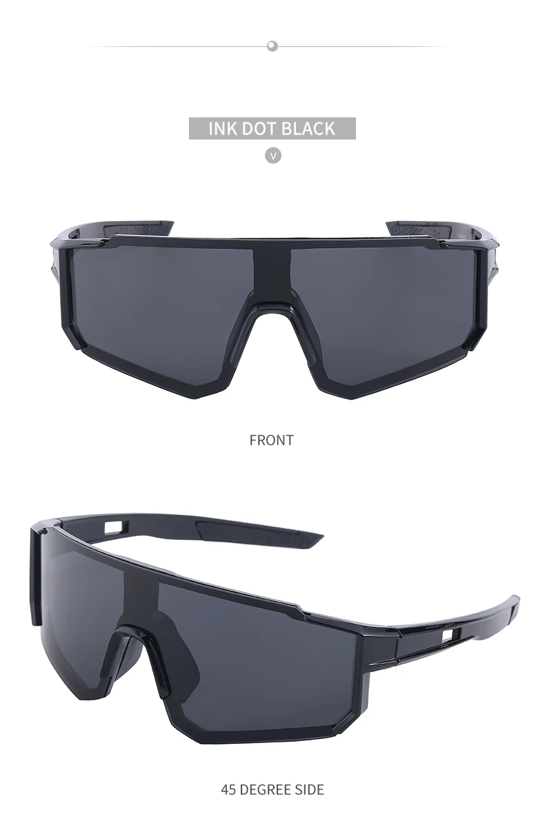 Übergroße randlose Sport-Polarisations-Sonnenbrille für Damen, neue modische rahmenlose Shield-Sonnenbrille für Herren, Outdoor-Fahrradbrille 2026 – Detail 15