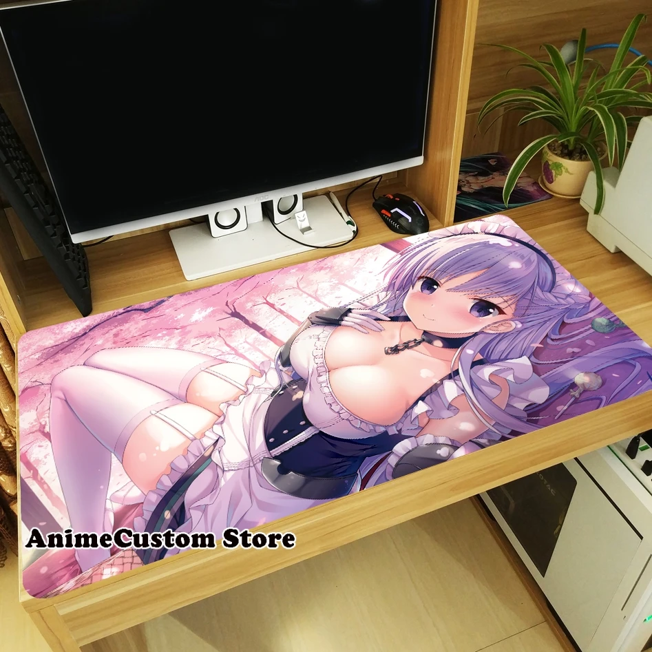 HMS Belfast Azur Lane Anime Cartoon Cosplay Anti-slip Large Mouse Pad Laptop Mice Mat Tabletop Keyboard Mat Anti-Slip Playmat