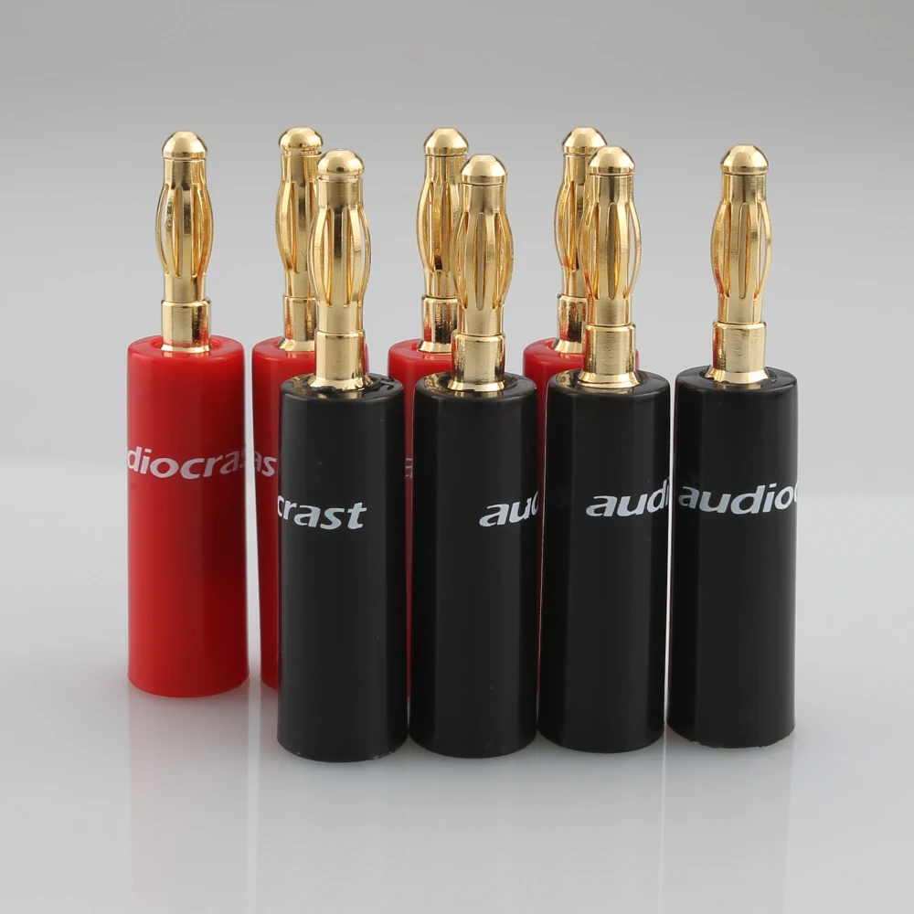 Hochwertiger B837G Bananenstecker Audiocrast 24k Vergoldeter 4mm Bananenstecker Hifi-Lautsprecherkabel-Verbinder – Detail 10