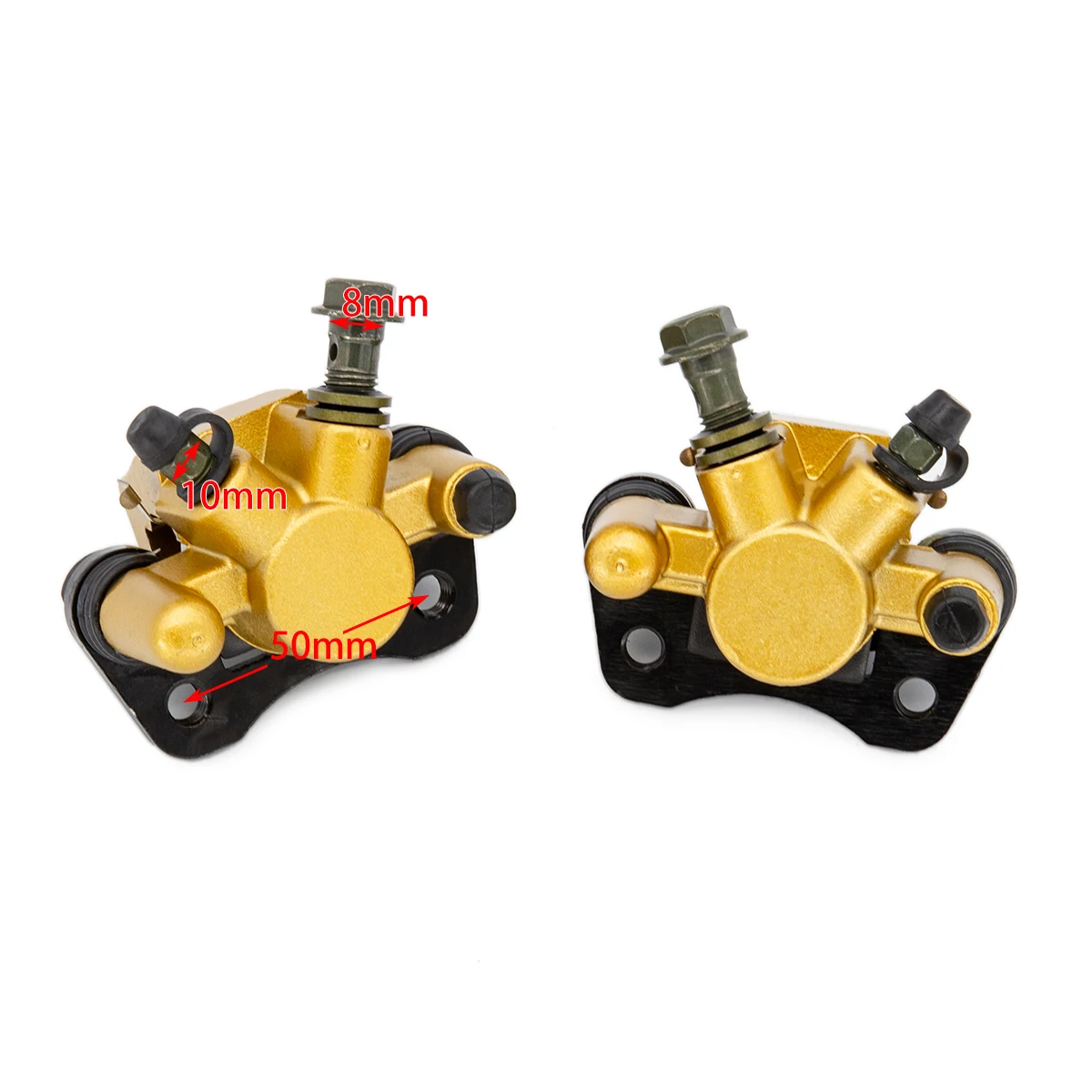 Left / Right ATV Brake Pump for 4 Wheel Motorcycle Accessories M10 50mm Front Rear Calipers Under The Pump Disc