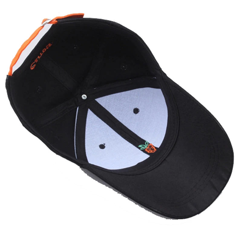 South Korea Ulzzang Cute Carrot Embroidered Casquette Hats Women \'s Summer Casual College Style Baseball Caps Simple Cool  Bq142