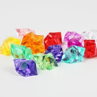 20pcs Acrylic Crystal Gem Stone Crushed Ice Rocks Aquarium Colorful Stone Fish Tank Vase Landscaping Decoration 6