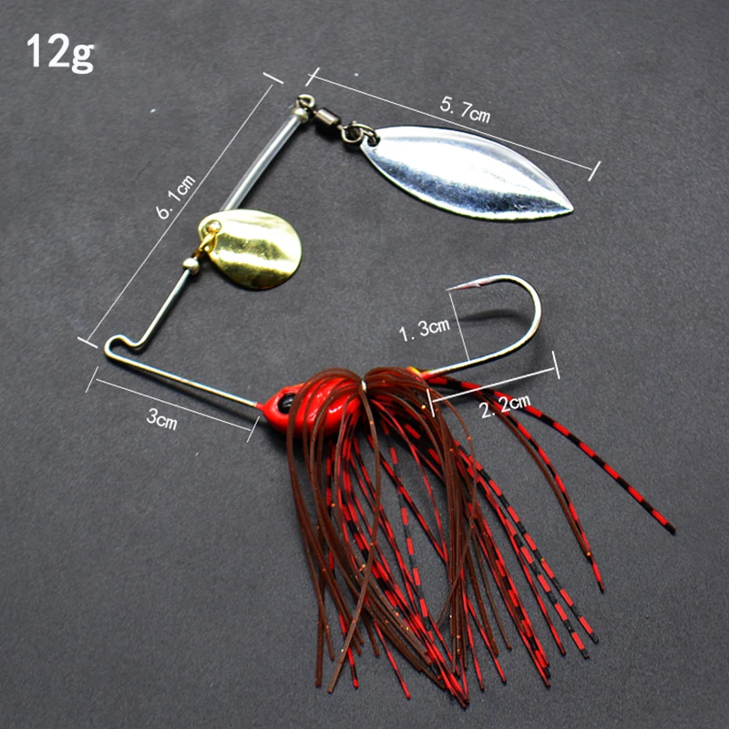 1pcs Fishing Lure 13/18g Wobblers Lures Spinners Spoon Bait For Pike Peche Tackle All Artificial Baits Metal Sequins Spinnerbait