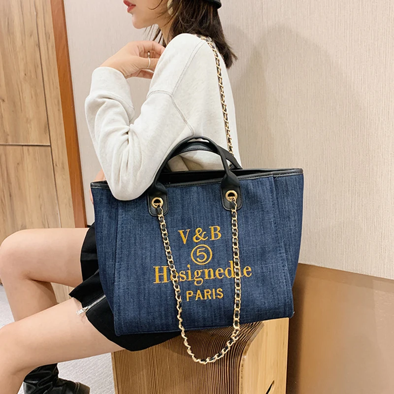 Big Bag Women Hobo Handbags Luxury Designer Zipper Canvas Totes Fashion Letter Print Travel Casual Large Shoulder Messenger Bags