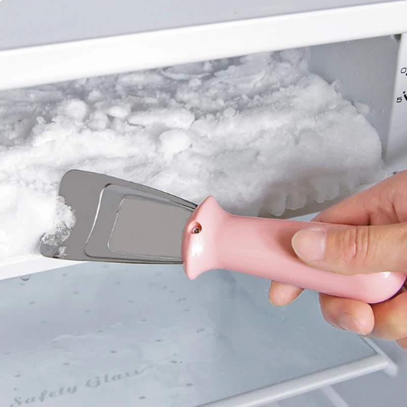 Refrigerator Deicer Shovel Kitchen Defrosting Shovel Stainless Steel Freezer Ice Scraper Deicing Tool Useful Fridge Accessories