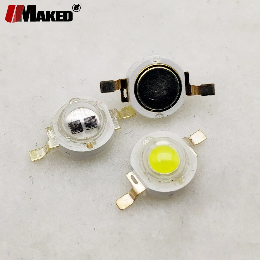 

10pc High Power Led Chip 3W 2x45mil Double chip leds White Warm IR850 940 led Light beads for night light CCTV Camera lamps DIY