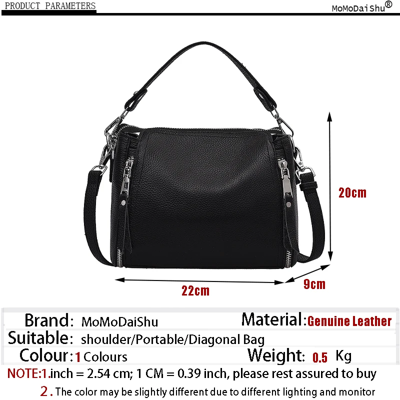 2024 New Genuine Leather Handbag Designers Women Messenger Bags Females Bucket Bag Leather Crossbody Shoulder Bag Handbag Bolsa