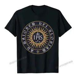 Ignatius Of Loyola Society Of Jesus Catholic T-Shirt Camisas Men Funny Tees Cotton Male T Shirt Funny Fashion