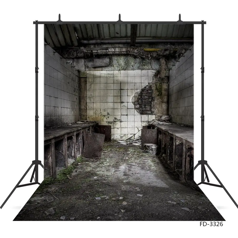 Abandoned Room Grunge Halloween Photography Backgrounds Portrait Photographic Backdrops Photo Studio Photobooth Photophpne