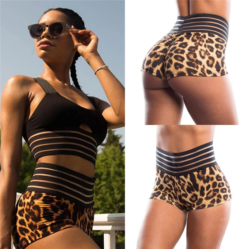 2024 New Sexy Women Women\'s Summer High Waist Sports Shorts Push Up Booty Fitness Sports Casual Gym Hot Short